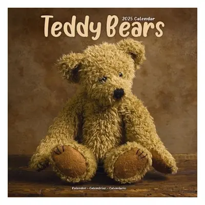 Teddy Bears Calendar 2025 Square Wall Calendar - 16 Month