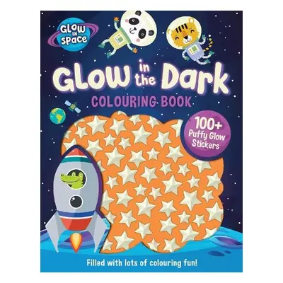 Glow in the Dark Colouring Book with Puffy Glow Stickers