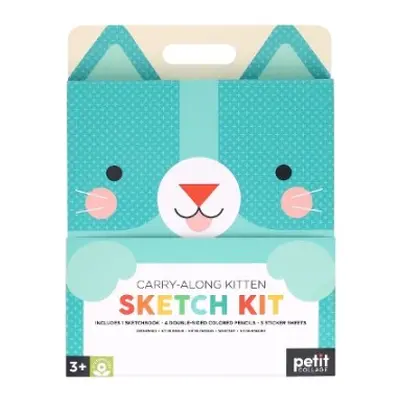 Carry-Along Kitten Sketch Kit - Petit Collage