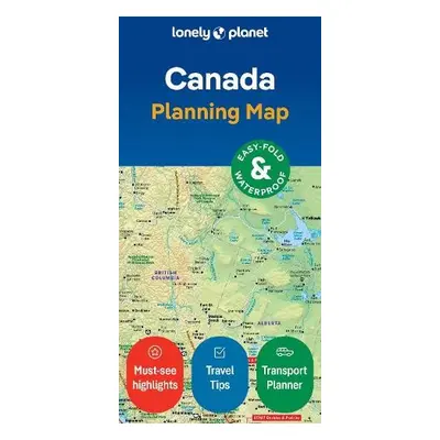 Lonely Planet Canada Planning Map - Lonely Planet