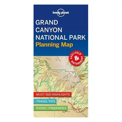 Lonely Planet Grand Canyon National Park Planning Map - Lonely Planet