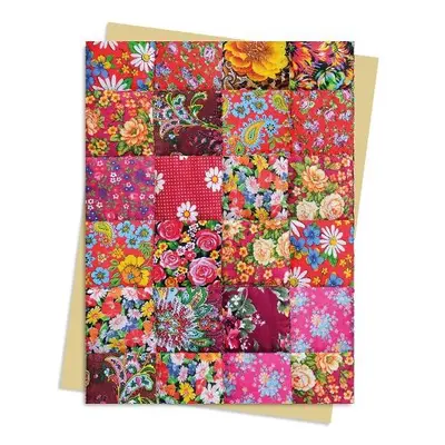 Floral Patchwork Quilt Greeting Card Pack