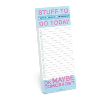 Knock Knock Stuff To Do Today Make-a-List Pads