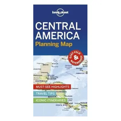 Lonely Planet Central America Planning Map - Lonely Planet