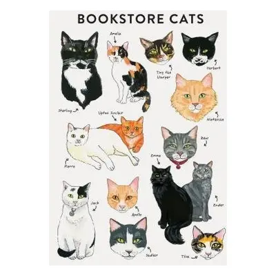 Bibliophile Flexi Journal: Bookstore Cats