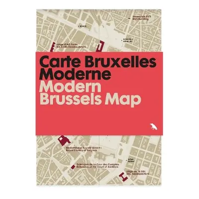 Modern Brussels Map / Carte Bruxelles Moderne - Gigou, Jacinthe