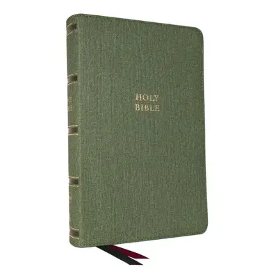 NKJV, Single-Column Reference Bible, Verse-by-verse, Green Leathersoft, Red Letter, Comfort Prin