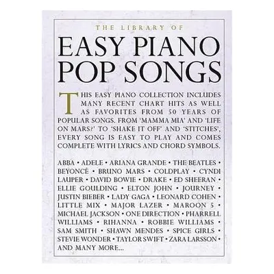 Library Of Easy Piano Pop Songs - Hal Leonard Publishing Corporation