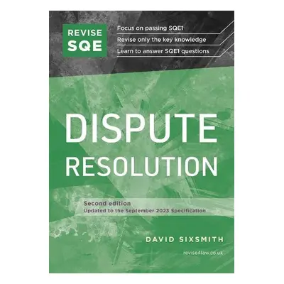 Revise SQE Dispute Resolution - Sixsmith, David