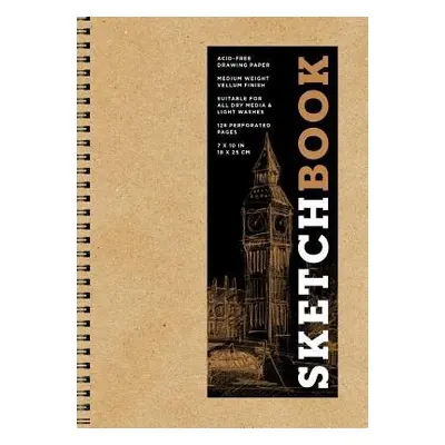 Sketchbook (basic medium spiral Kraft) - Union Square a Co.