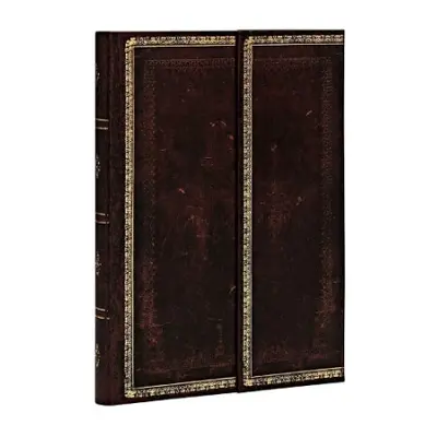 Black Moroccan (Old Leather Collection) Mini Lined Journal - Paperblanks