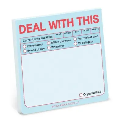 Knock Knock Deal with This Sticky Note (Pastel Edition) - Knock Knock