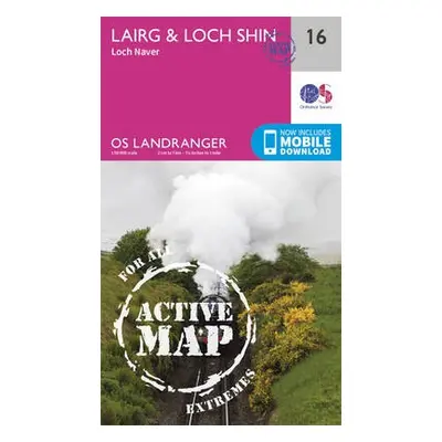 Lairg a Loch Shin, Loch Naver - Ordnance Survey