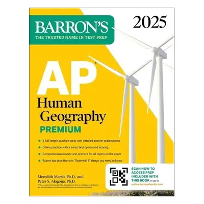 AP Human Geography Premium, 2025: 6 Practice Tests + Comprehensive Review + Online Practice - Ma