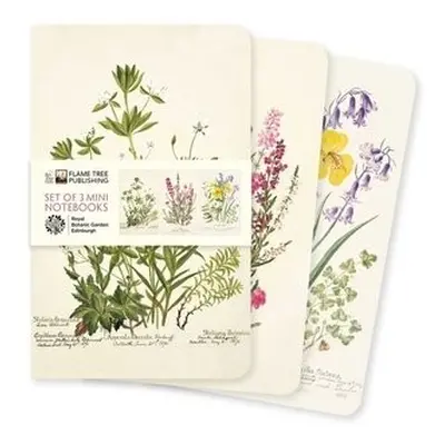 Royal Botanic Garden Edinburgh Set of 3 Mini Notebooks