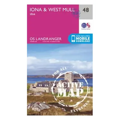 Iona a West Mull, Ulva - Ordnance Survey