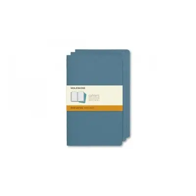 Set Of 3 Moleskine Large Ruled Cahier Journals