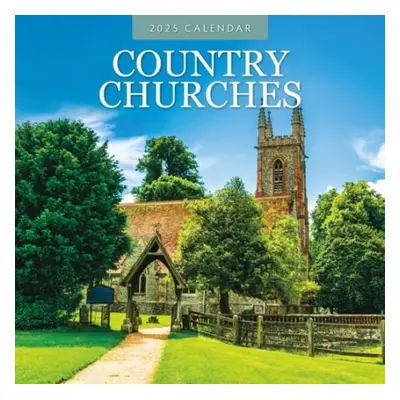 Country Churches 2025 Square Wall Calendar - Red Robin