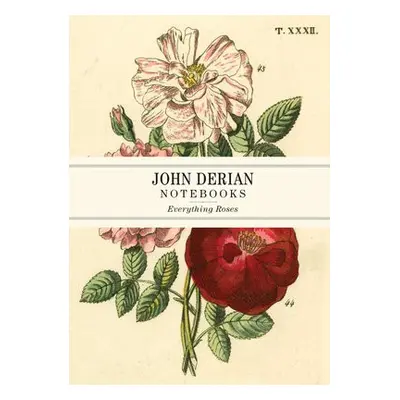 John Derian Paper Goods: Everything Roses Notebooks - Derian, John