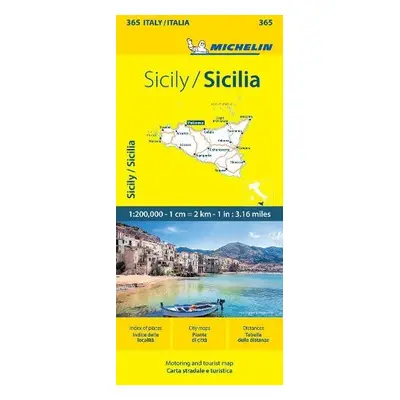 Sicily - Michelin Local Map 365 - Michelin