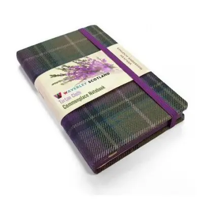 Waverley S.T. (M): Heather Pocket Genuine Tartan Cloth Commonplace Notebook