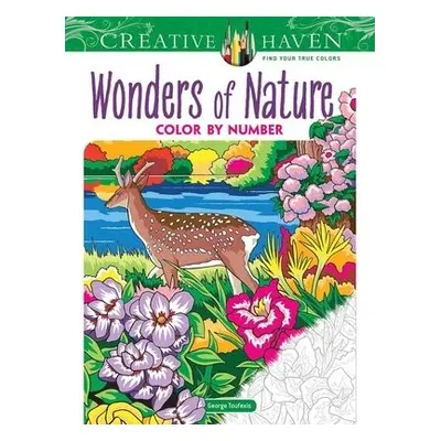 Creative Haven Wonders of Nature Color by Number - Toufexis, George