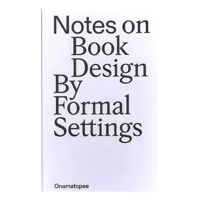 Notes on Book Design