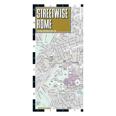 Streetwise Rome Map - Laminated City Center Street Map of Rome, Italy - Michelin