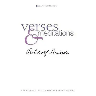 Verses and Meditations - Steiner, Rudolf