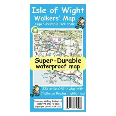 Isle of Wight Walkers Map - Brawn, David