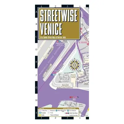 Streetwise Venice Map - Laminated City Center Street Map of Venice, Italy - Michelin