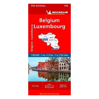 Belgium a Luxembourg - Michelin National Map 716 - Michelin