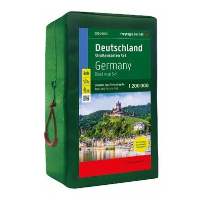 Germany, road map set 1:200,000, 2024/2025, freytag a berndt