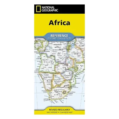 National Geographic Africa Map (Folded with Flags and Facts) - National Geographic Maps