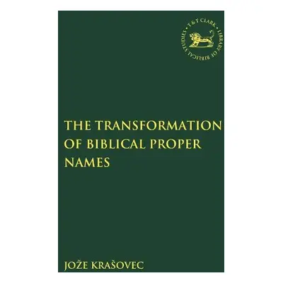 Transformation of Biblical Proper Names - Krasovec, Joze