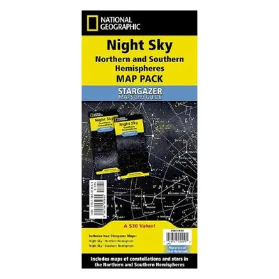 National Geographic Night Sky (Stargazer Folded Map Pack Bundle) - National Geographic Maps