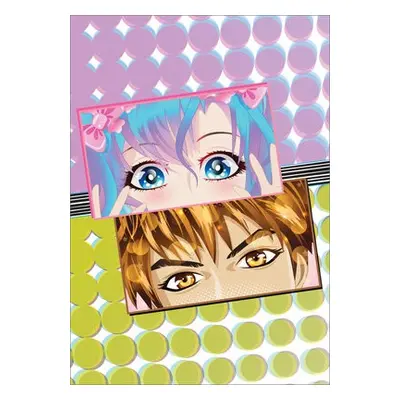 Manga Eyes Dotted Paperback Journal