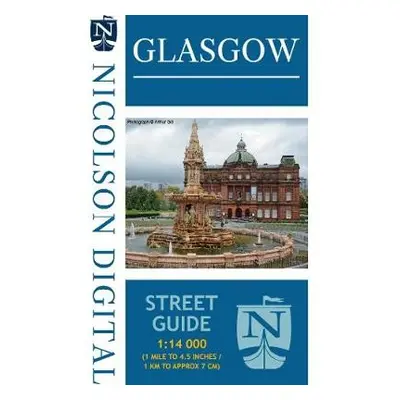 Nicolson Street Map Glasgow (Card Cover)