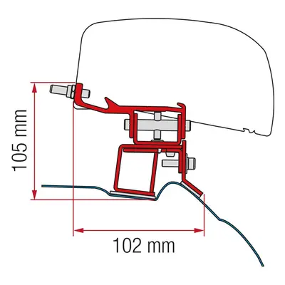 Adaptér pro MB třídy V na markýzy Fiamma F40Van