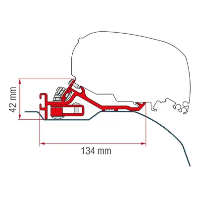 Adaptér pro Fiat Ducato na markýzy Fiamma F80S