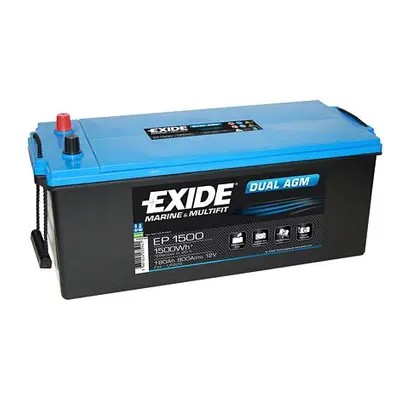 Baterie EXIDE Dual AGM kapacita 180 Ah varianta EP 1500