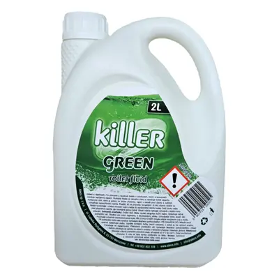 Tekutá rozkladová WC chemie Aleco Killer Green obsah/kapacita 2 l