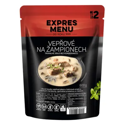 Vepřové na žampionech EXPRES MENU 600 g