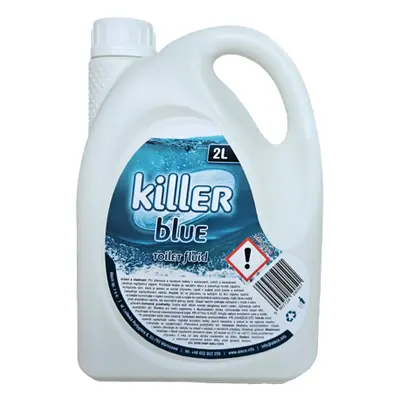 Tekutá rozkladová WC chemie Aleco Killer Blue obsah/kapacita 2 l