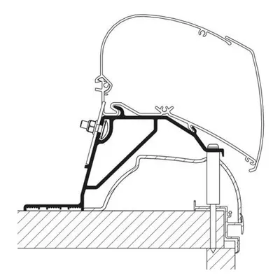 Adaptér pro Hobby 2014 na markýzy Thule řady 6/9