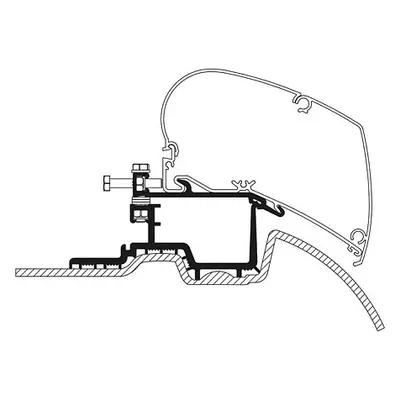 Adaptér pro MB Sprinter, VW Crafter na markýzy Thule 6200/6300