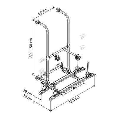 Nosič kol Thule Elite G2 Standard