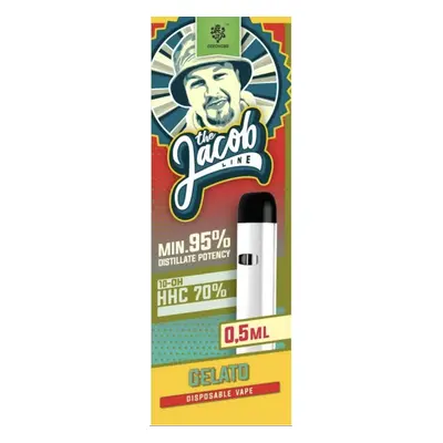 Czech CBD 10-OH-HHC JACOB line Disposable vape 0,5ml | Gelato