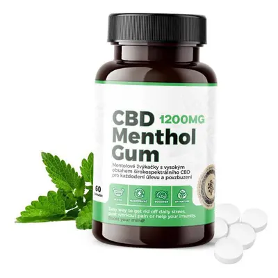 Czech CBD CBD žvýkačky 1200 mg 60 ks