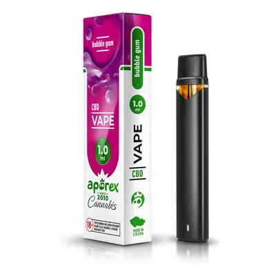 Aporex CBD Disposable Vape 1ml | Bubble Gum